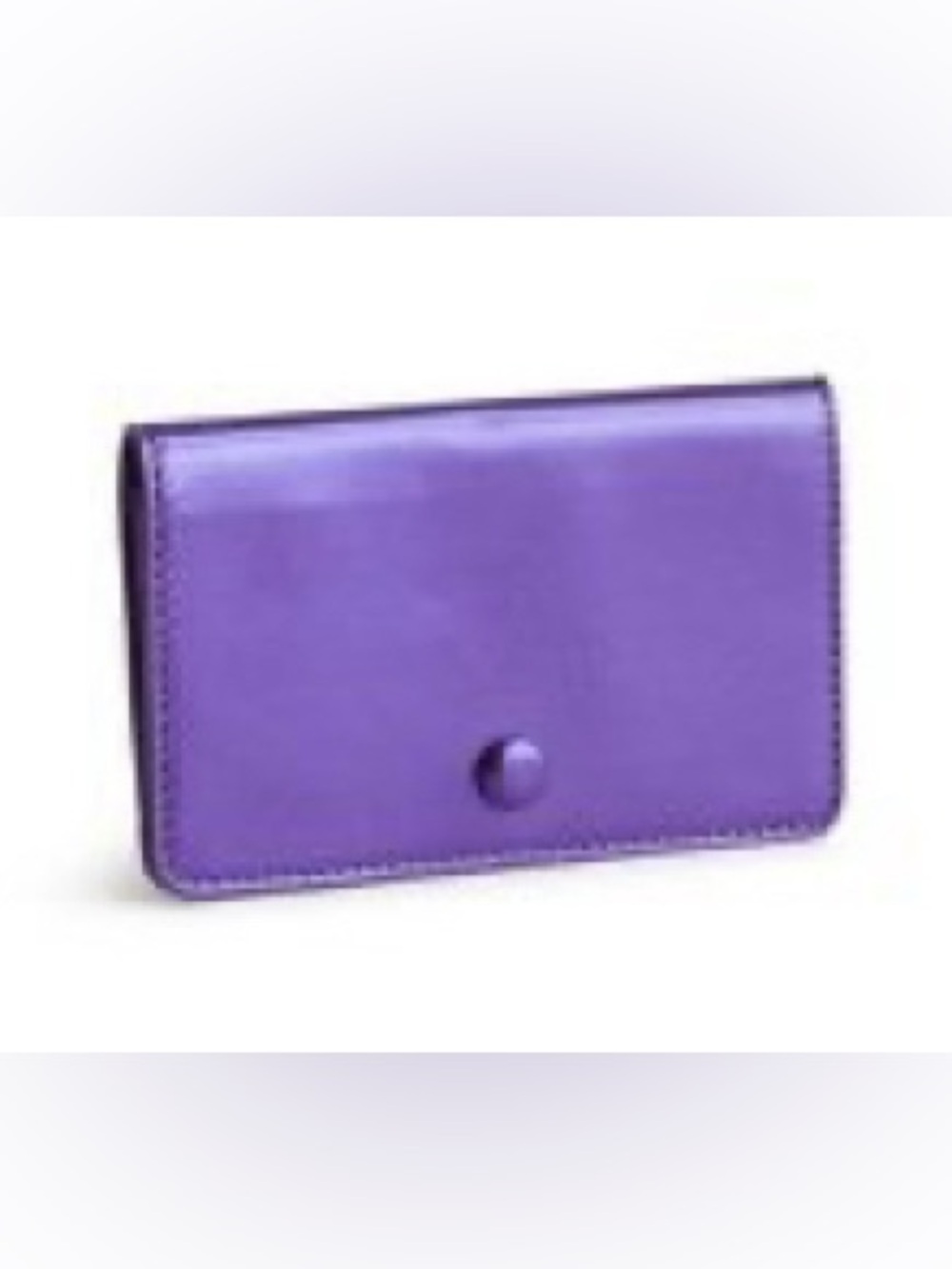 Vera Bradley Snap Wallet Purple Metalic NWT NIB